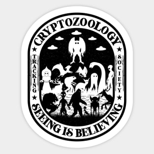 Bigfoot Mothman And Other Cryptids Sticker